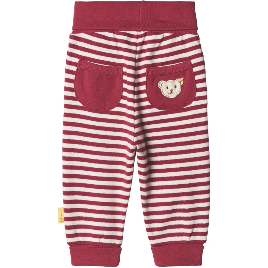 Steiff Girls Jogginghose, beet red