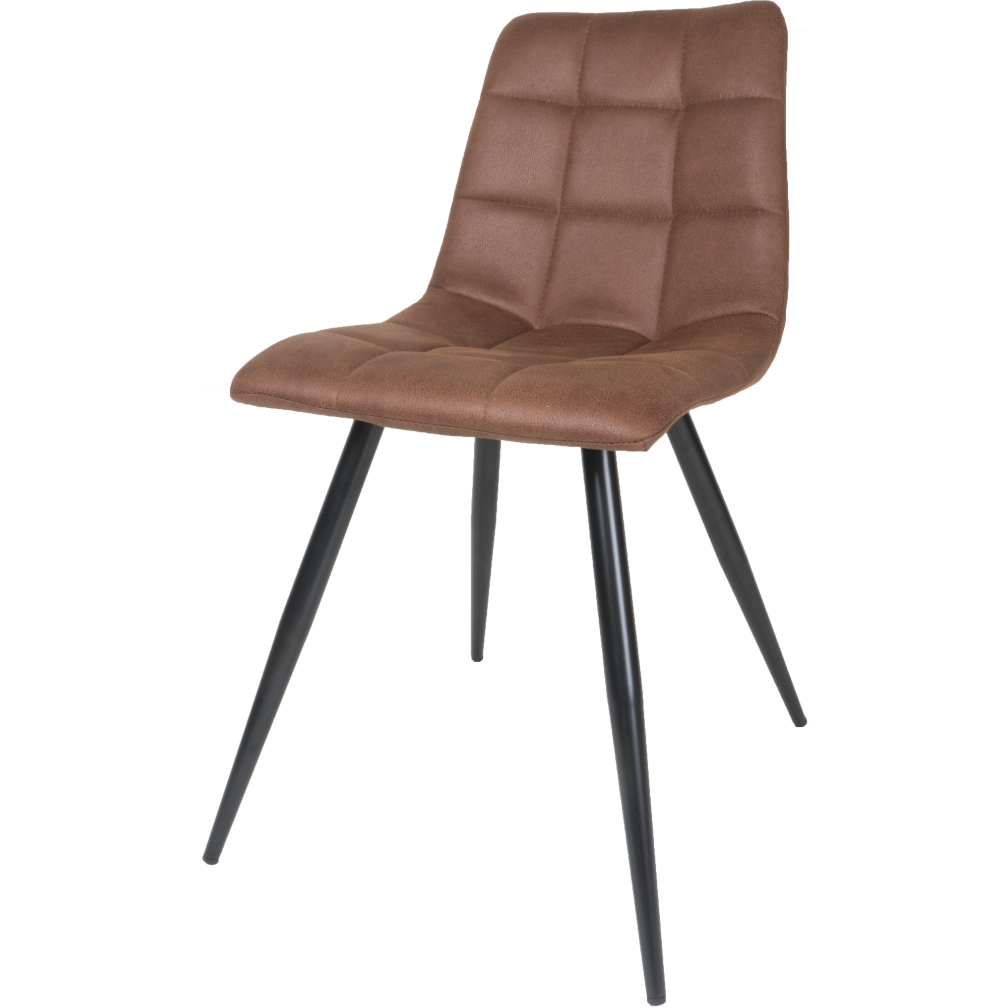 Eetkamerstoel Galgary - Microvezel Cognac