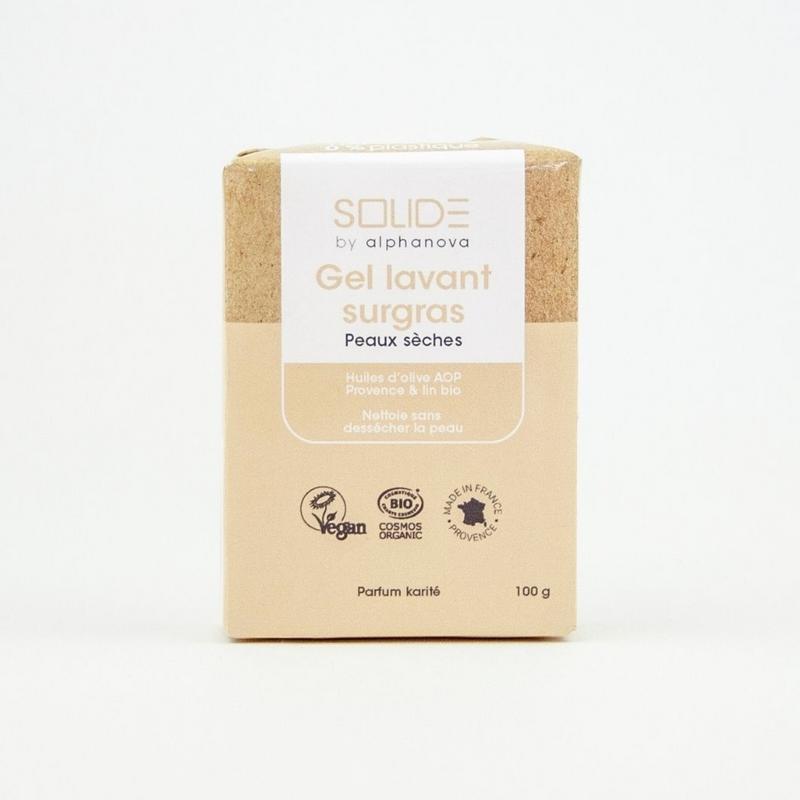 alphanova solide Cleansing Gel Droge Huid 100 Gram