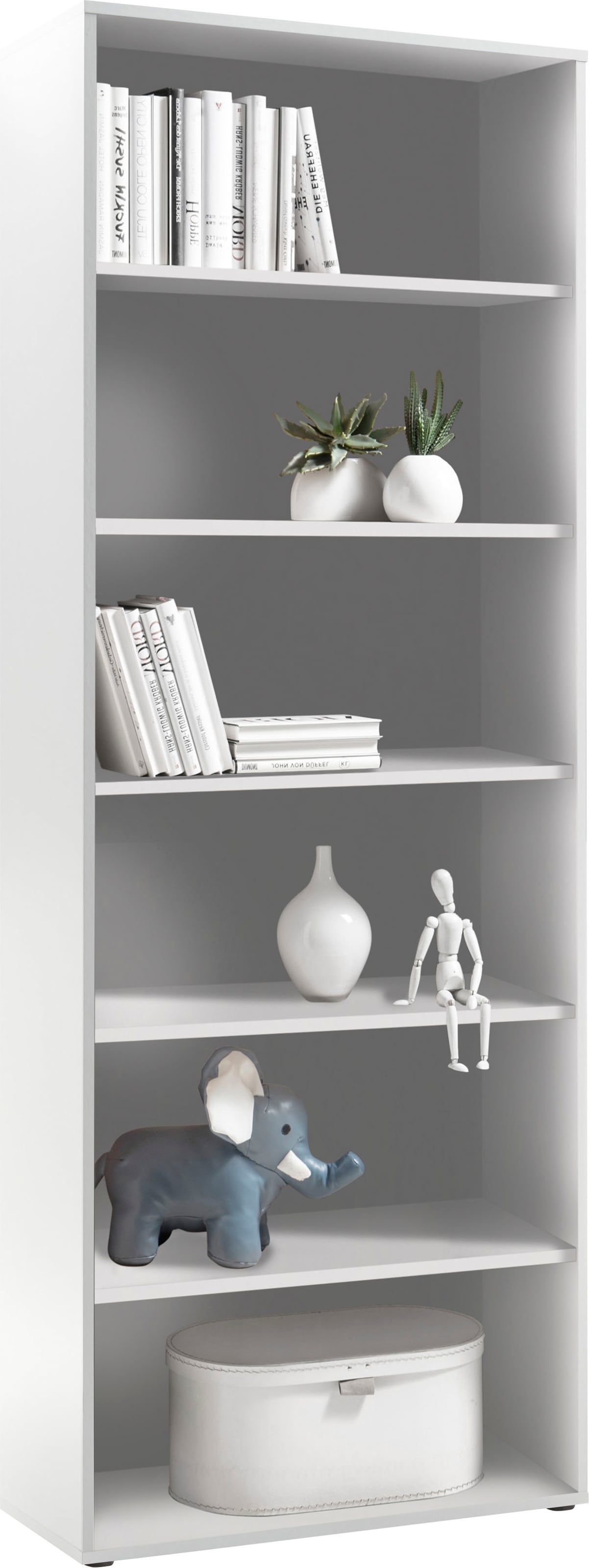BEGA OFFICE Aktenregal »Pronto« Büroregal Lichtgrau, Bücherregal mit offenen Fächer