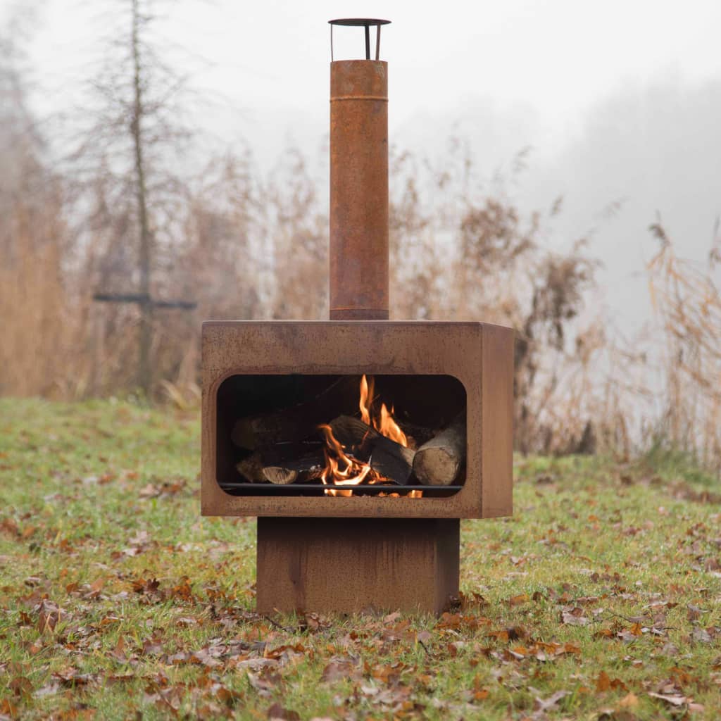 Cheminée jersey xl acier rouille 81077