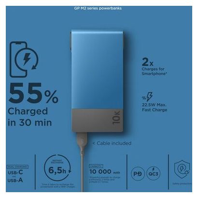 Kit solaire 400g - PTFLAP8   Batterie 10.000 mAh USB-C