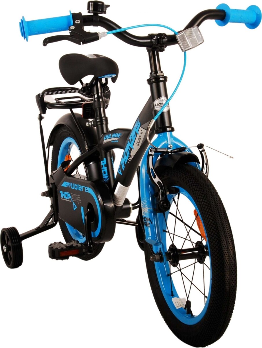 Volare - Børnecykel Med Støttehjul - 14'' - Thombike - Blå