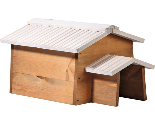 Egelvoederstation dobar 55 x 38 x 28 cm bruin wit