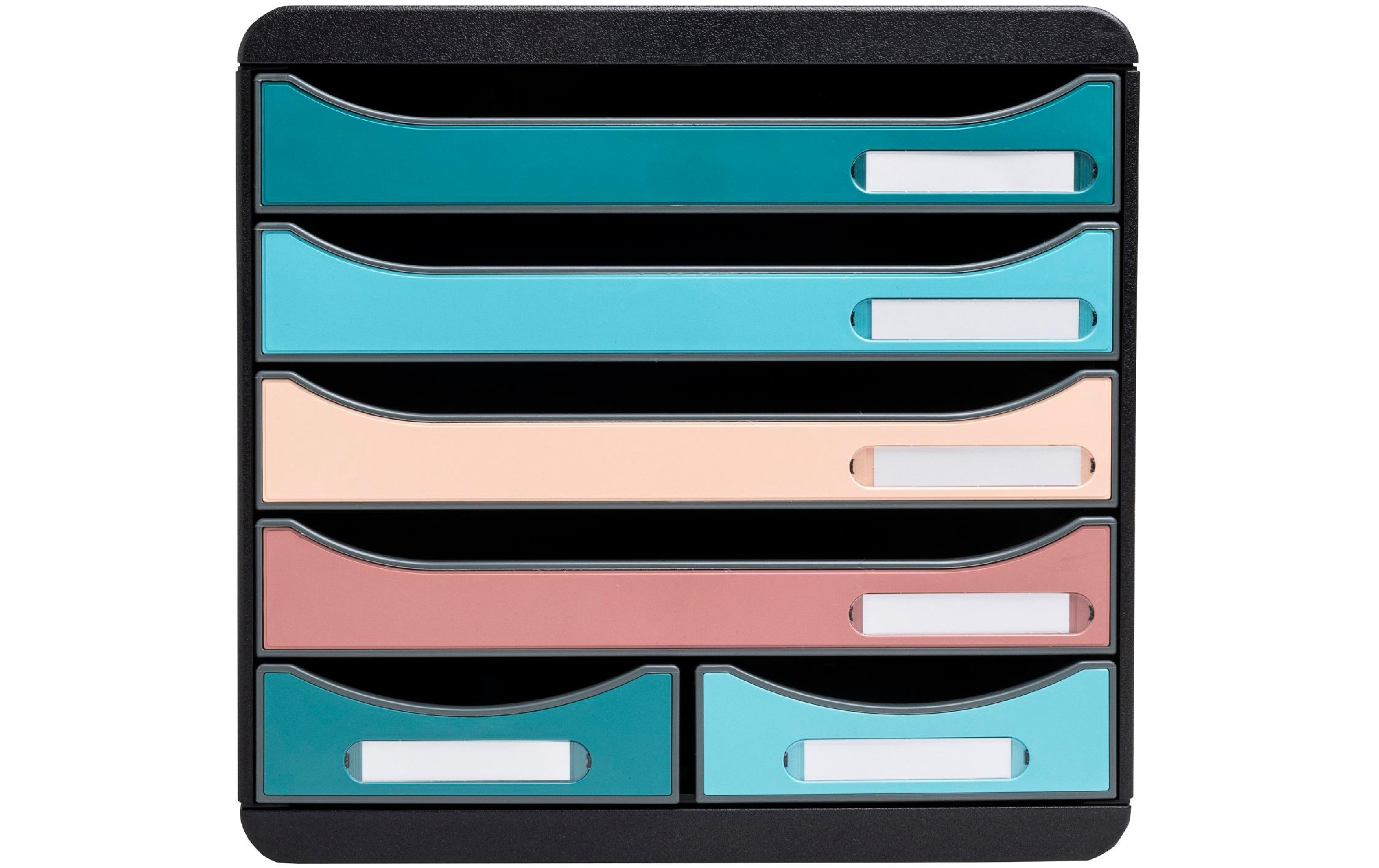 Schubladenbox Big-Box Maxi Skandi A4+Schubladenbox mit 6 Schubladen