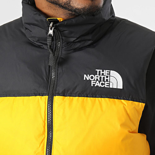Doudoune Sans Manches Retro Nuptse 1996 A3JQQ Jaune Noir