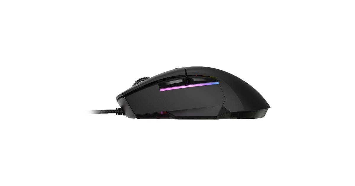 SharkoonSKILLER SGM35 gaming muis  (Zwart, 400 - 6400 dpi, RGB leds)