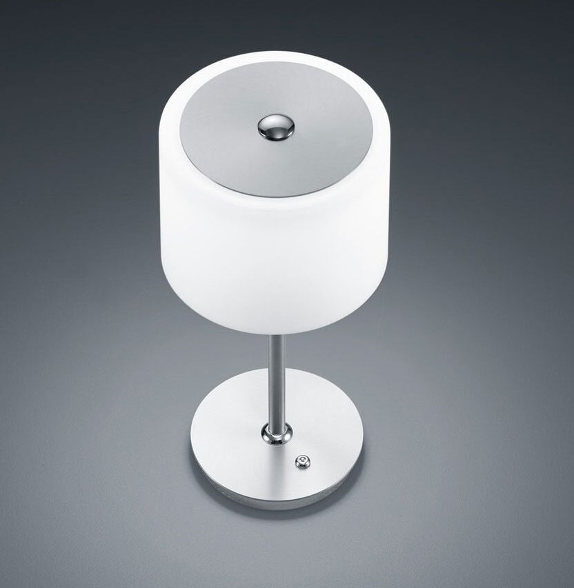 BANKAMP LED Tischlampe GRAZIA nickelfarbig