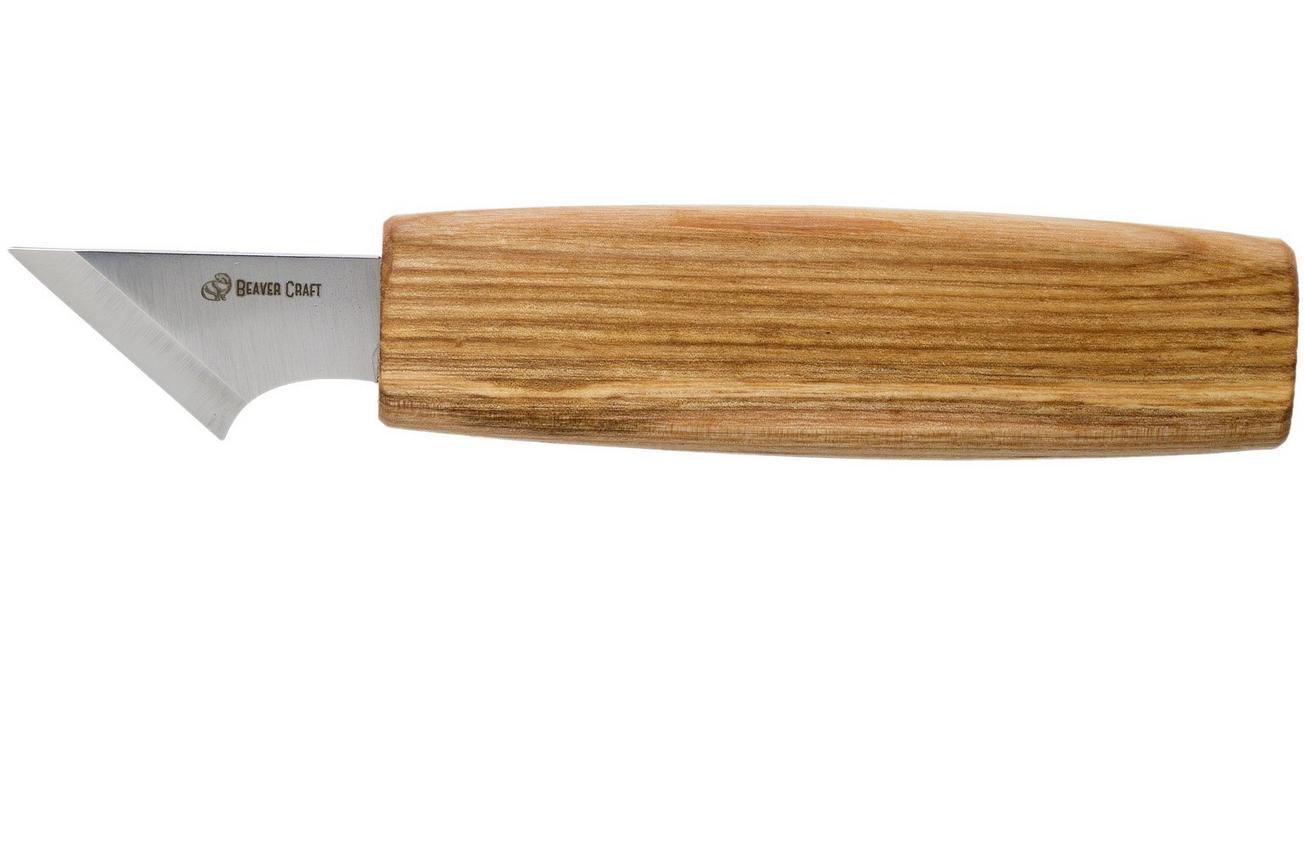 BeaverCraft Knife for Geometric Woodcarving C11, houtsnijmes voor geometrisch houtsnijden