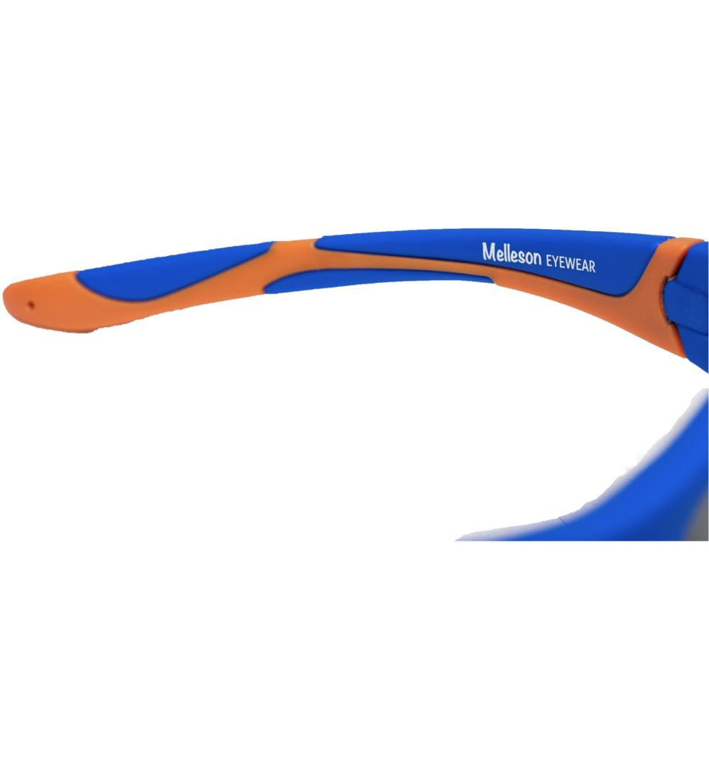 Melleson Zonnebril junior 3 – 8 jaar rood blauw (1 stuk)
