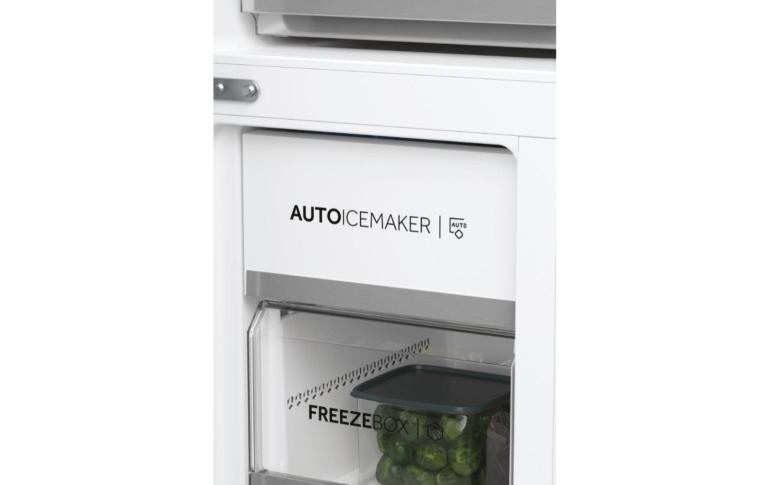Foodcenter HCW7819EHMP Beidseitig<br>Kombigerät mit Kühlschrank oben und Gefrierteil unten