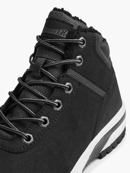 Landrover Schnür-Stiefelette Schwarz