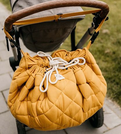 Play&Go Leget?jst?ppe - ?120 - Soft Organic - Mustard Chai Tea