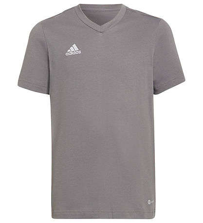 adidas Performance T-Shirt - Ent22 Tee Y - Grau/Weiß