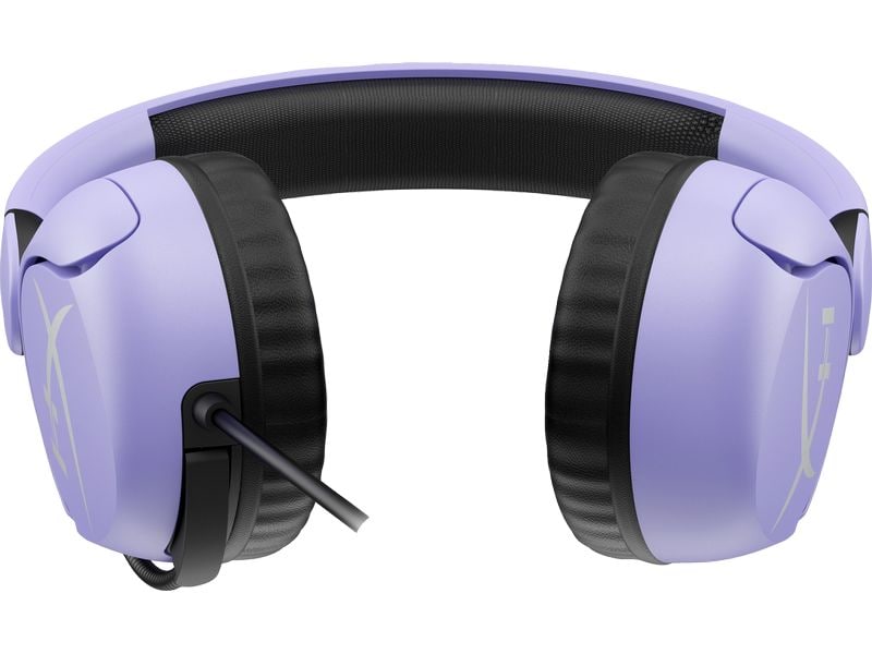 HyperX Headset Cloud Mini Lavendel/Schwarz Komfortables Kinder-Gaming-Headset für PC und Spielkonsolen
