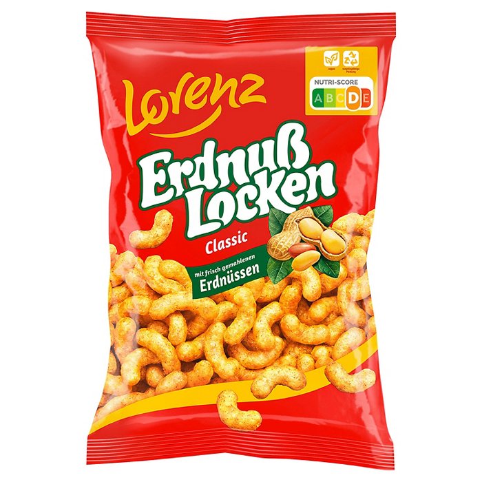 LORENZ Erdnusslocken 175 g, Classic