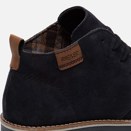 Rieker Veterboots blauw Synthetisch