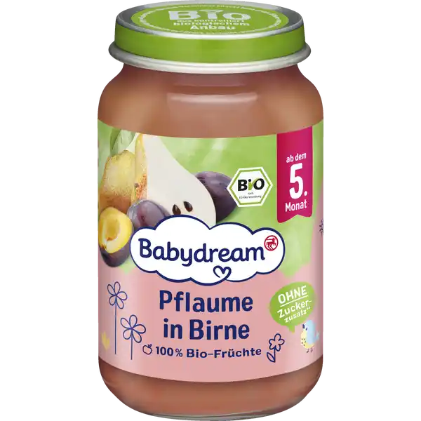 Bio Pflaume in Birne