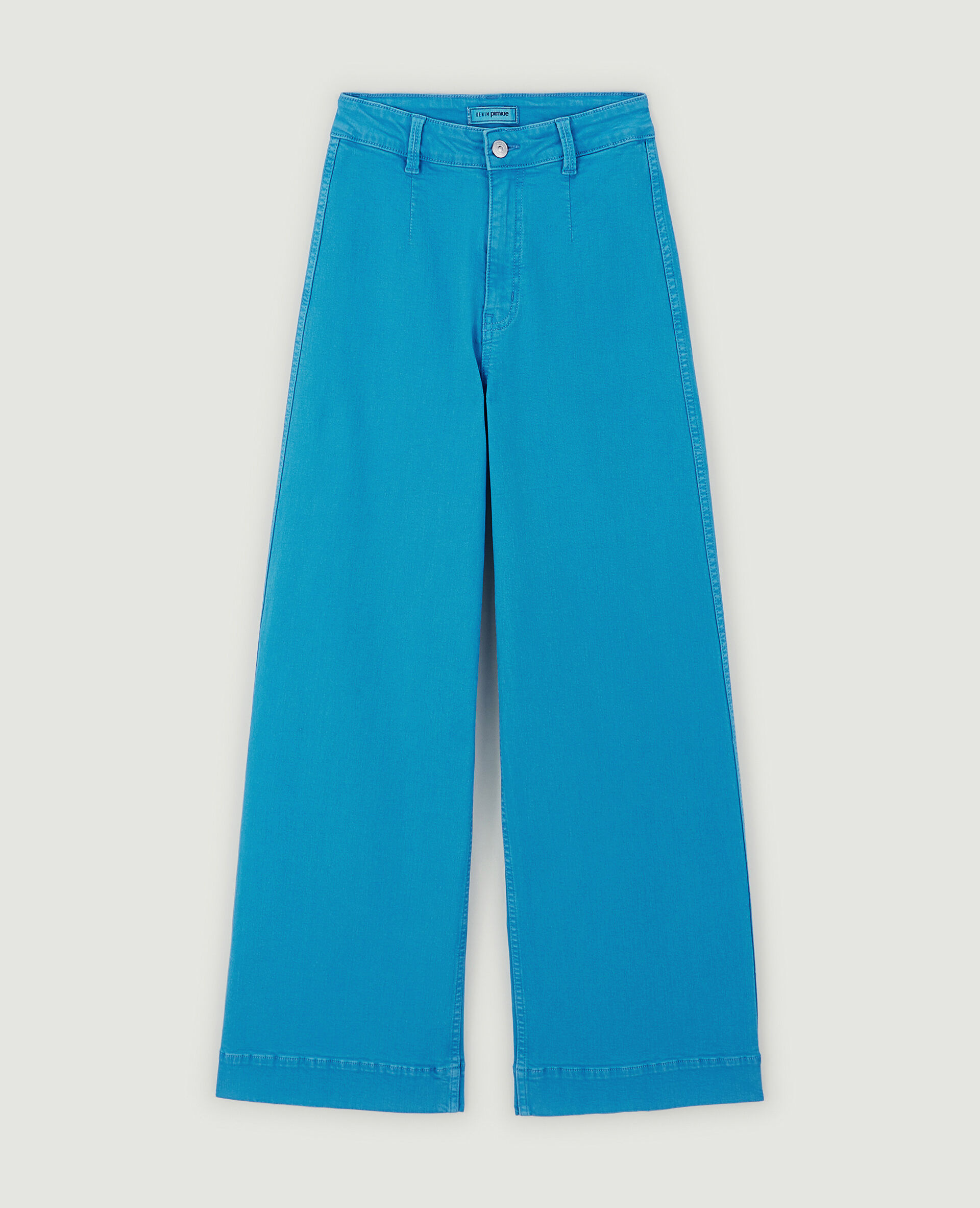 Jean large uni - Bleu