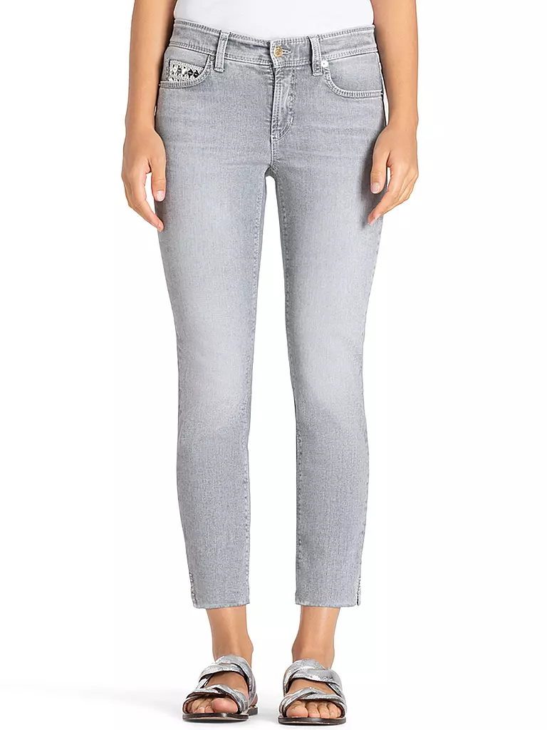 CAMBIO Jeans Slim Fit 7/8 PIPER grau