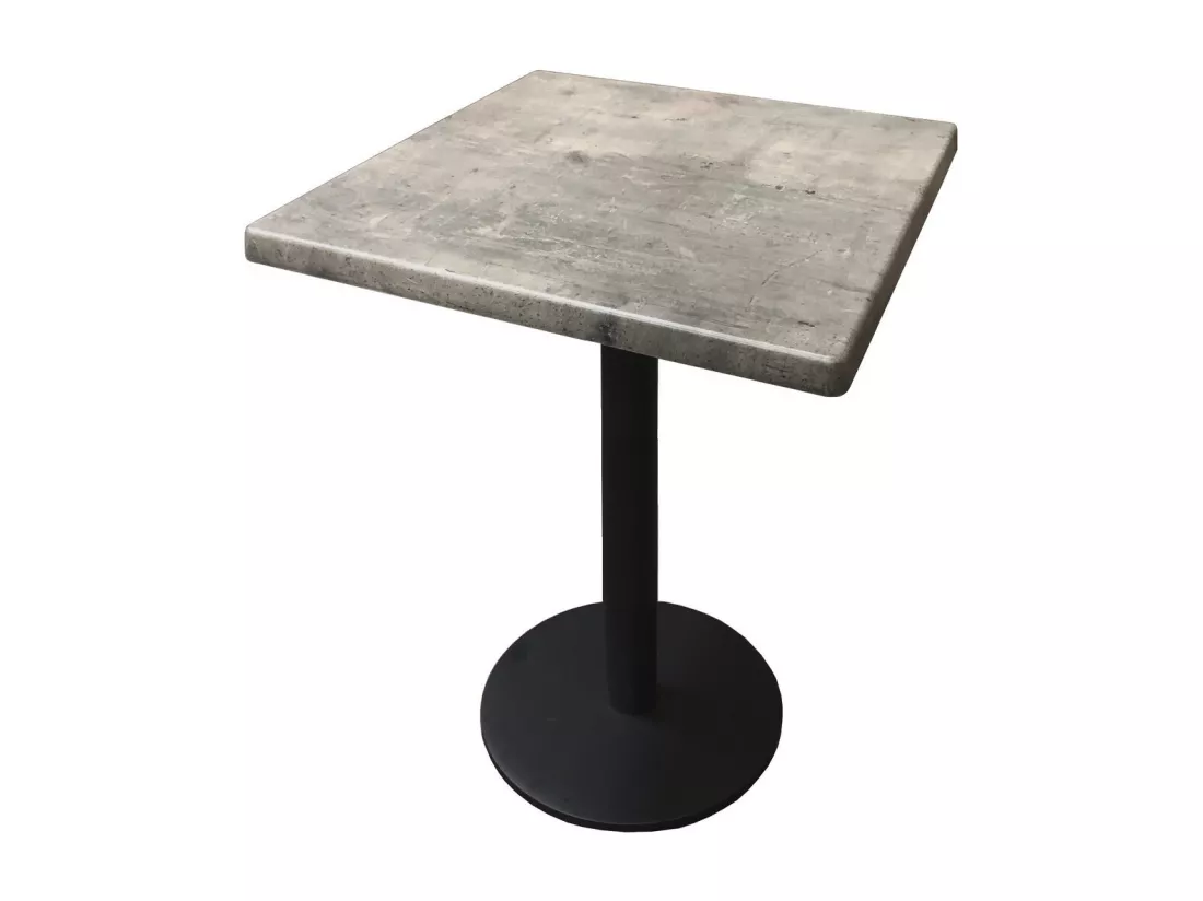 OAKLAND - Table haute imitation béton