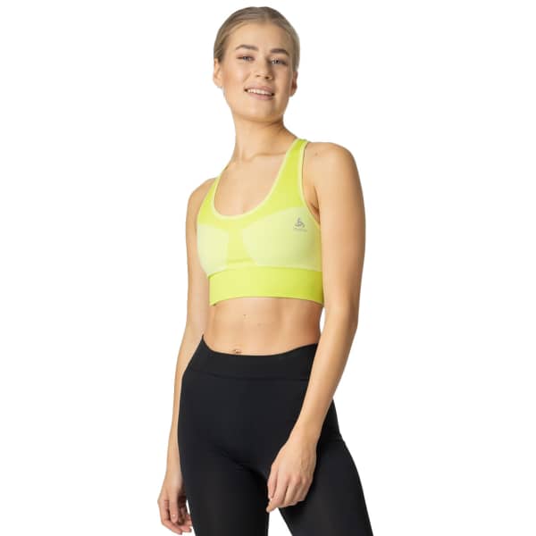 Brassière running ODLO SEAMLESS MEDIUM SHARP GREEN