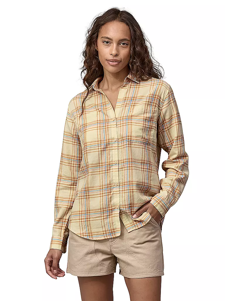 PATAGONIA Hemdbluse  creme