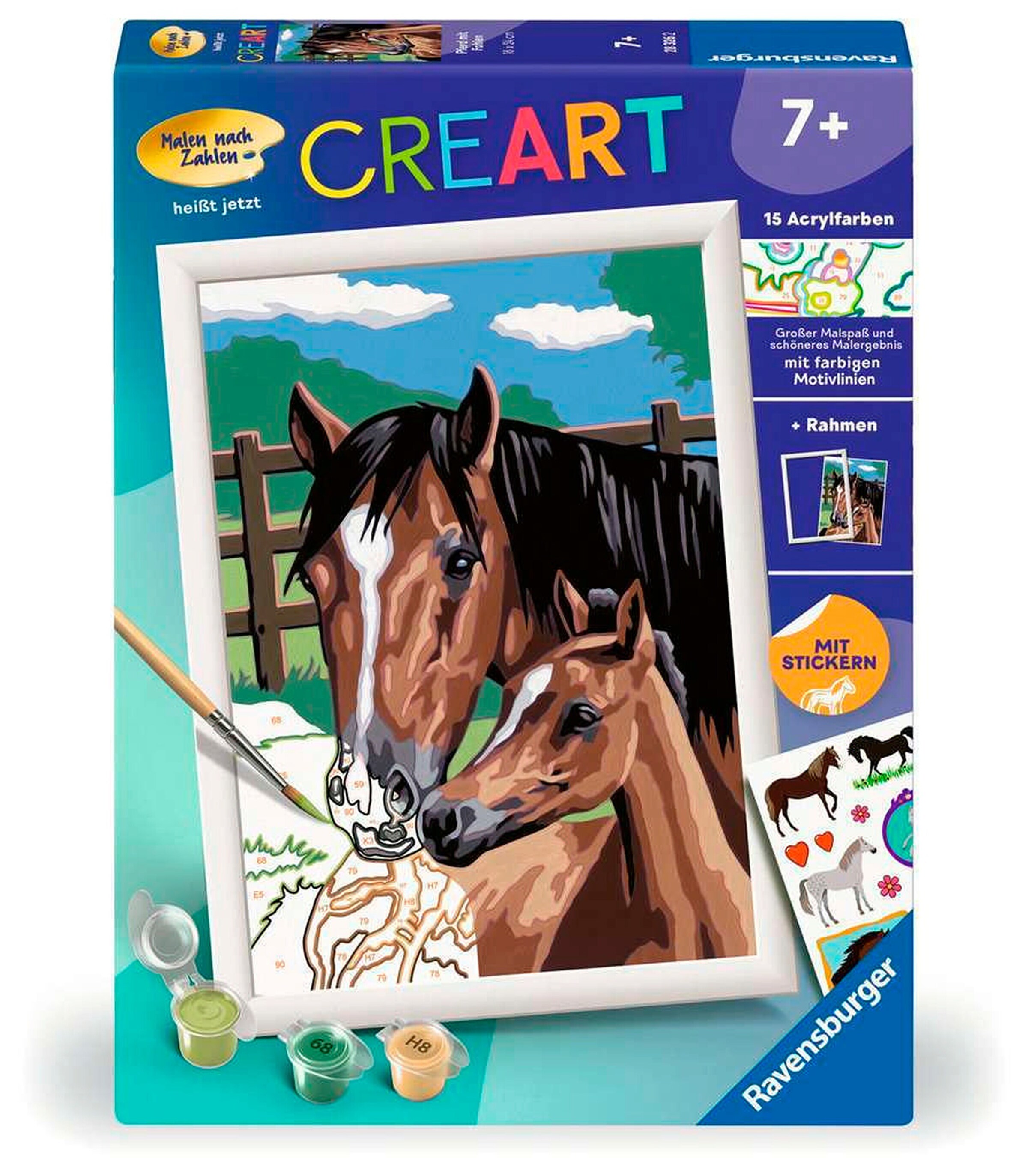Ravensburger Pferd mit Fohlen