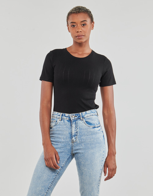 Only - ONLLISA S/S MODAL O-NECK TOP JRS - Noir