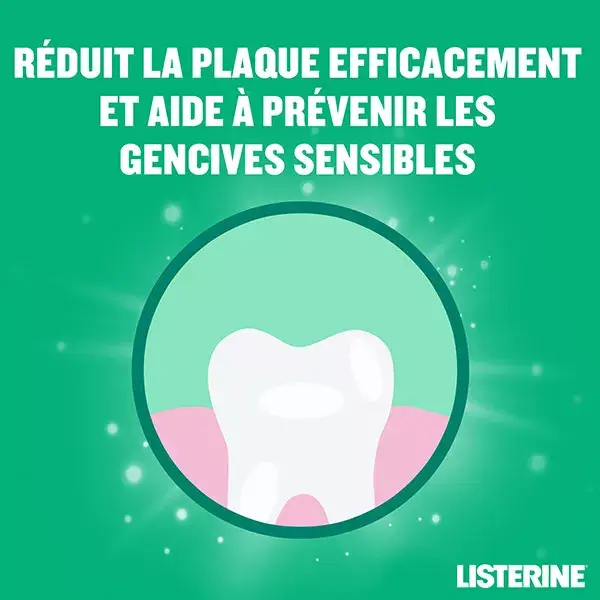 Listerine Dents & Gencives Bain de Bouche Quotidien Protection 500ml