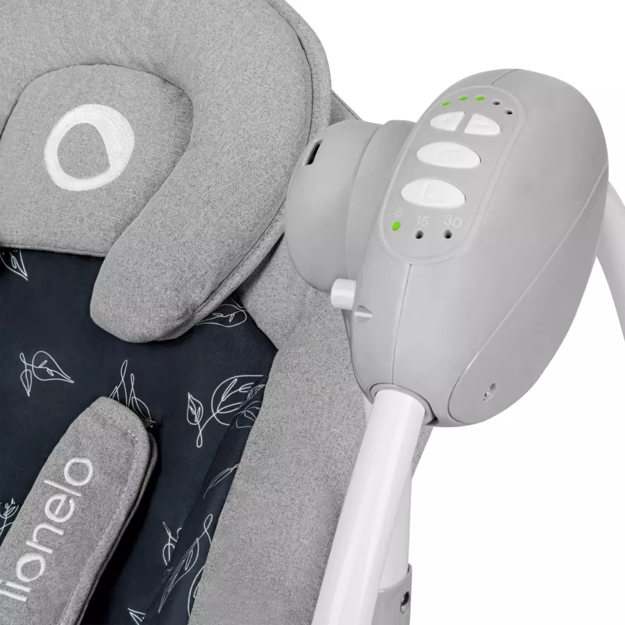 lionelo Babywippe Ruben Grey Graphite