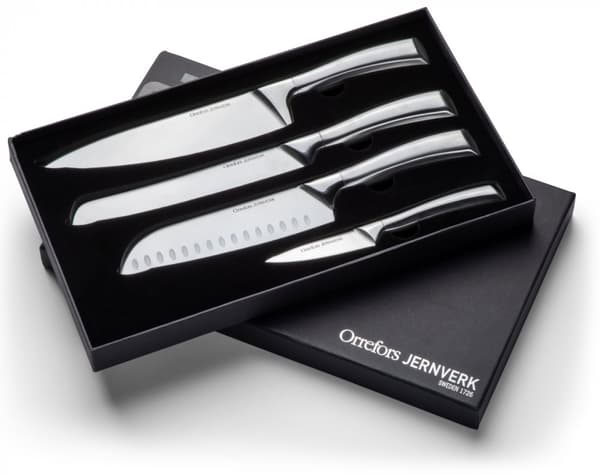 Orrefors Jernverk 4-pakning kniver, Stål