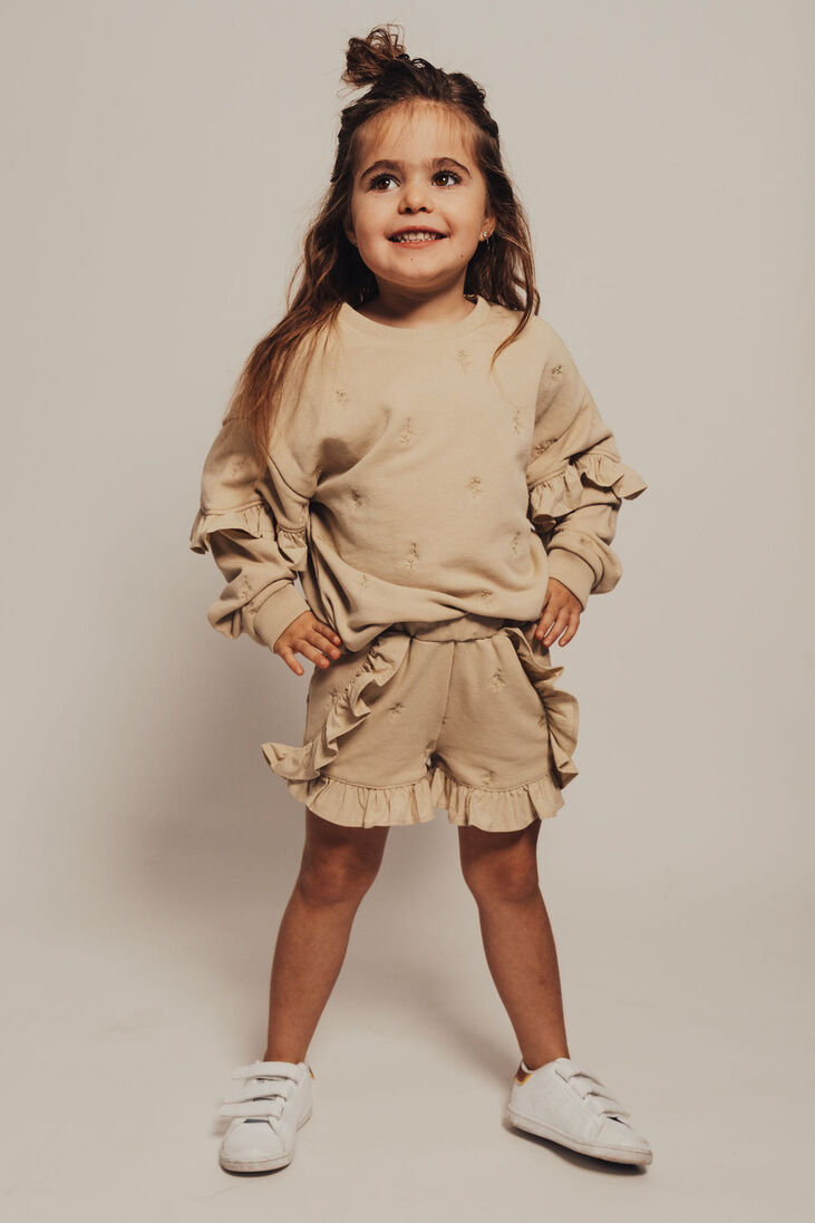 BAJE STUDIO taupe baje studio shorts sharon