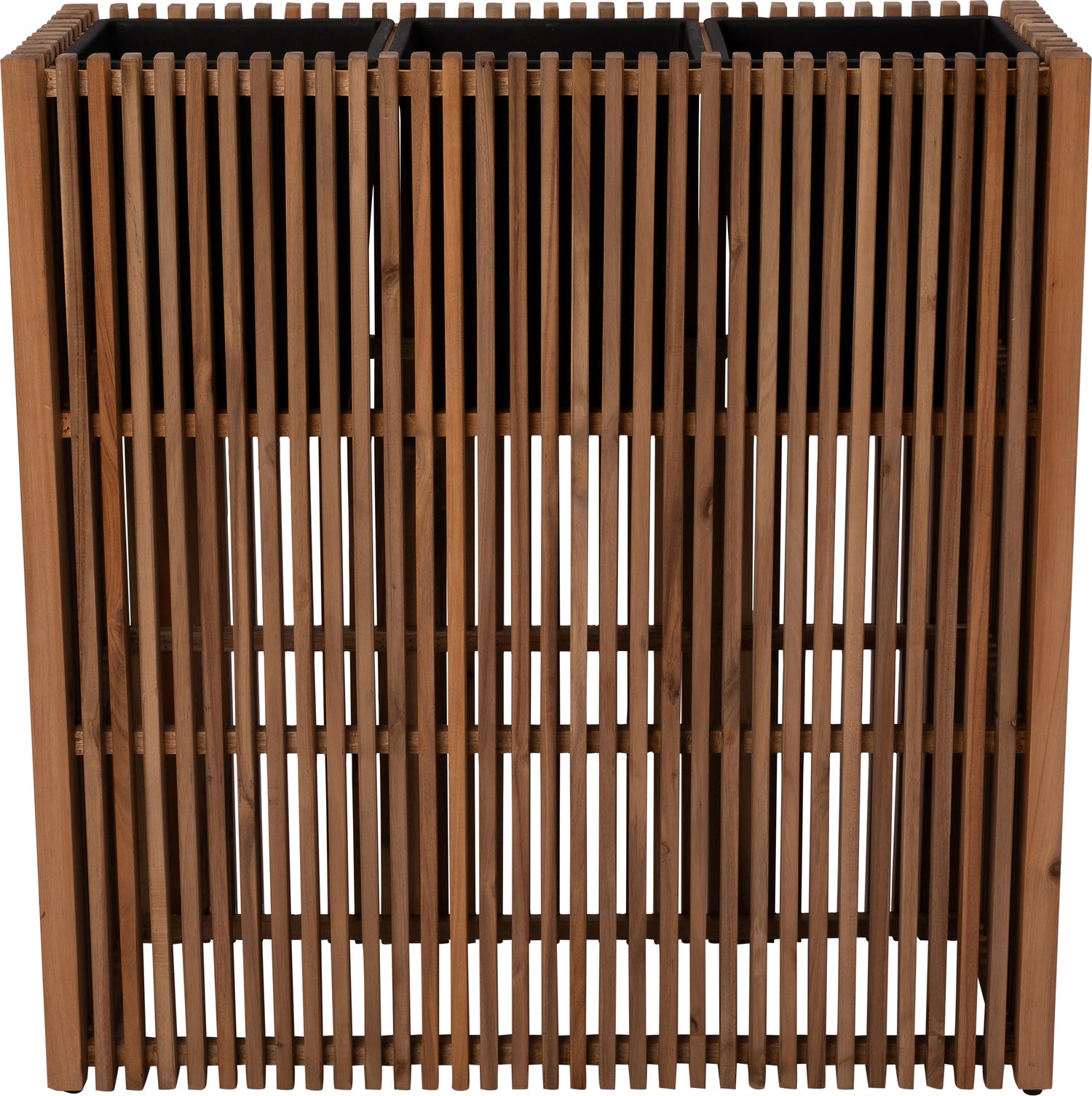 Intratuin bloempot op poten Latten naturel 90 x 33 x 90 cm