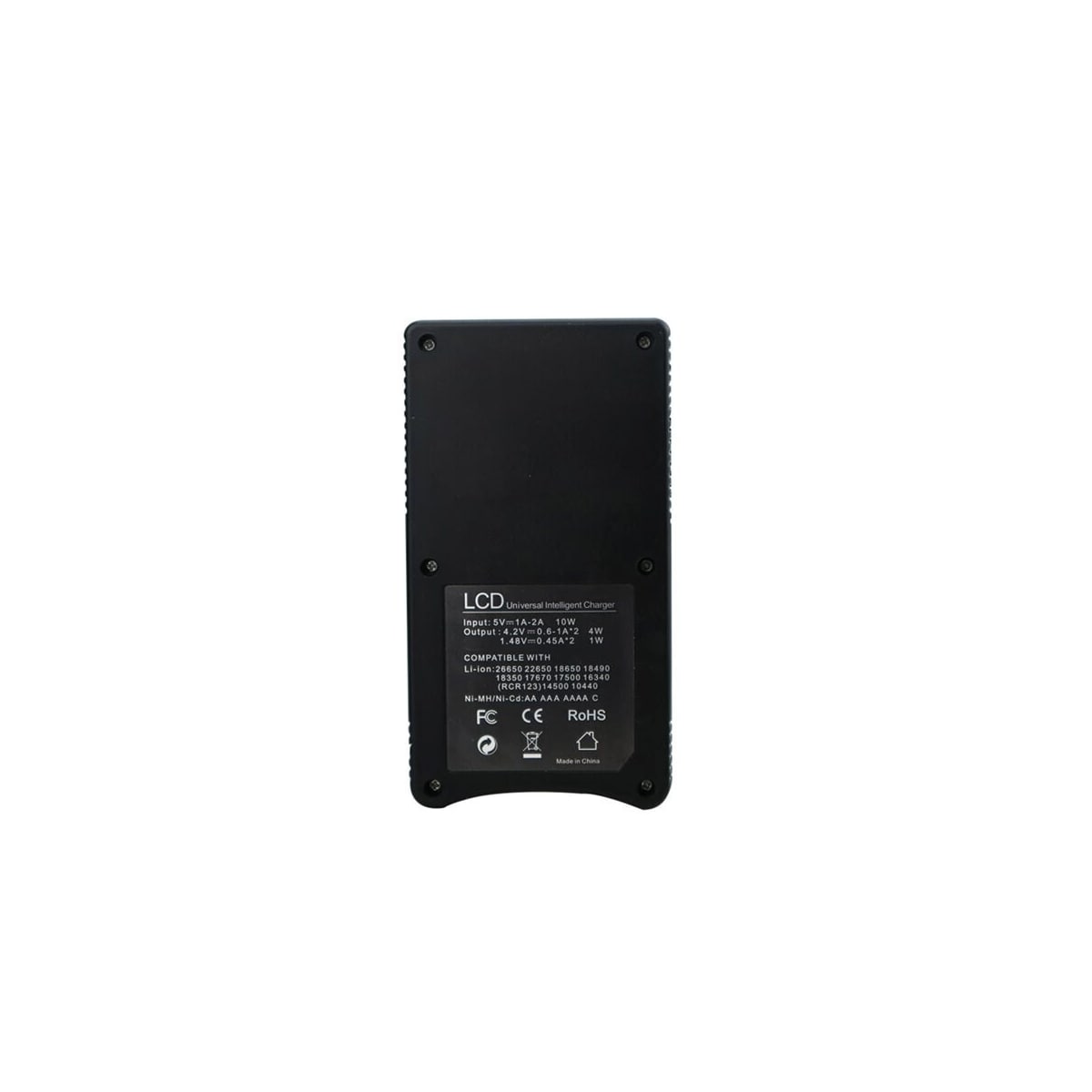 Batterilader SW-3 med LCD-display for 2x 18650-batterier