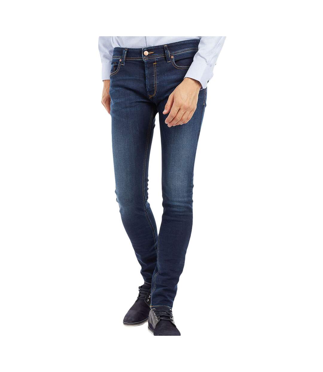 Jean Slim-Skinny Bleu denim Homme Diesel Sleenker