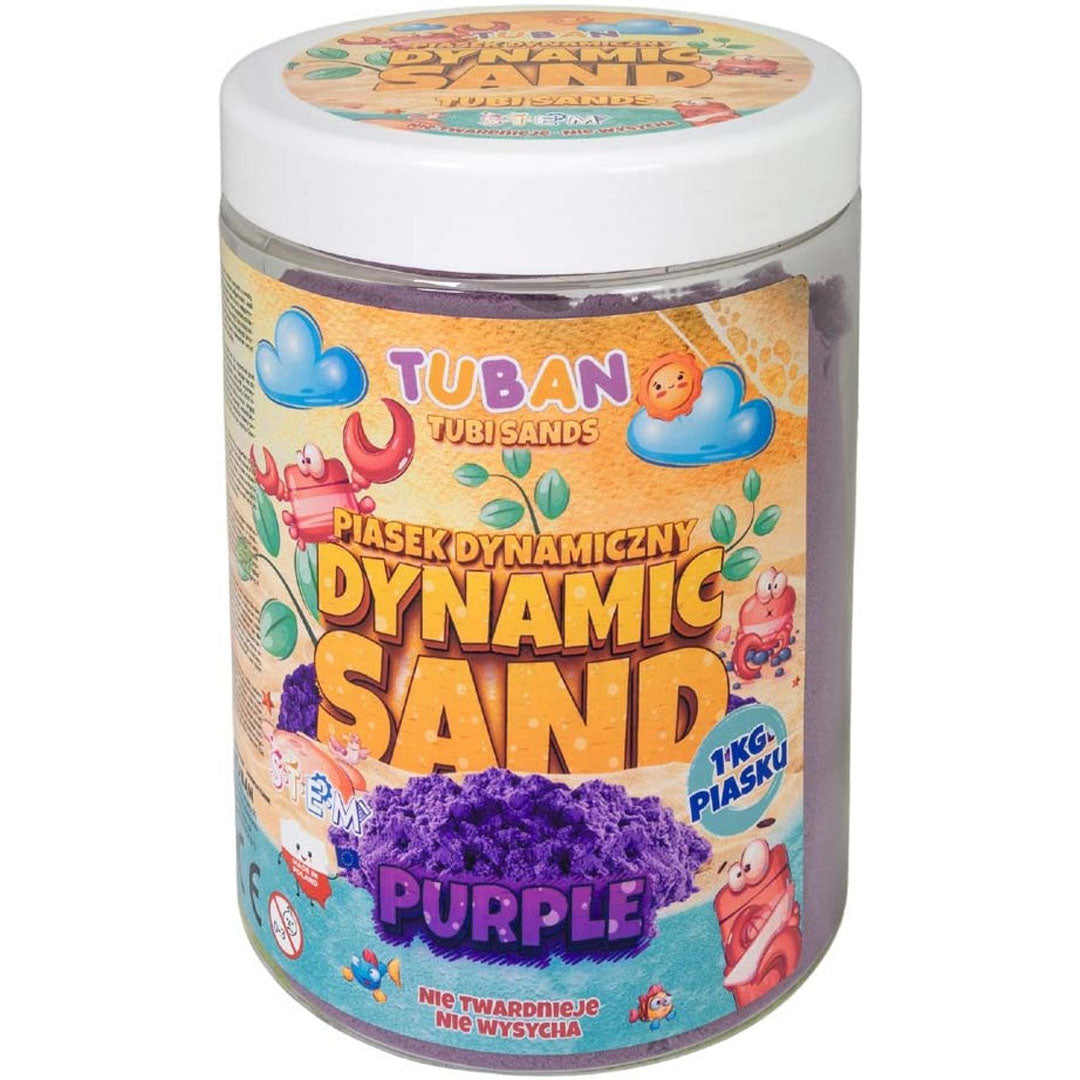 Tuban kinetisch zand paars - 1 kg