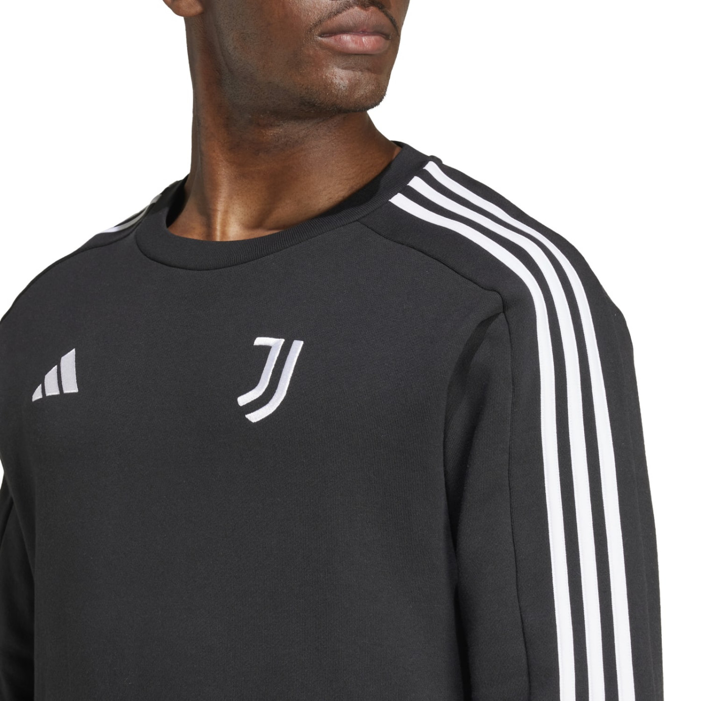 Adidas Juventus DNA Crew Sweater 2024-2025 Zwart Wit