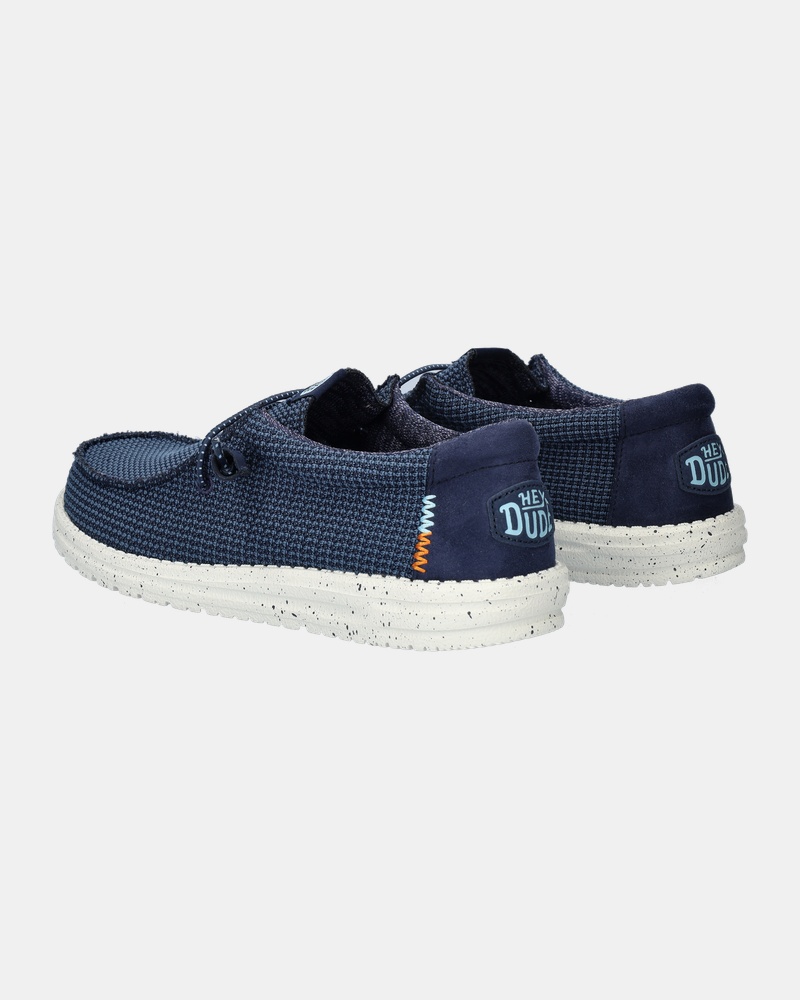 Hey Dude Wally Sport Mesh Instapschoenen  - blauw