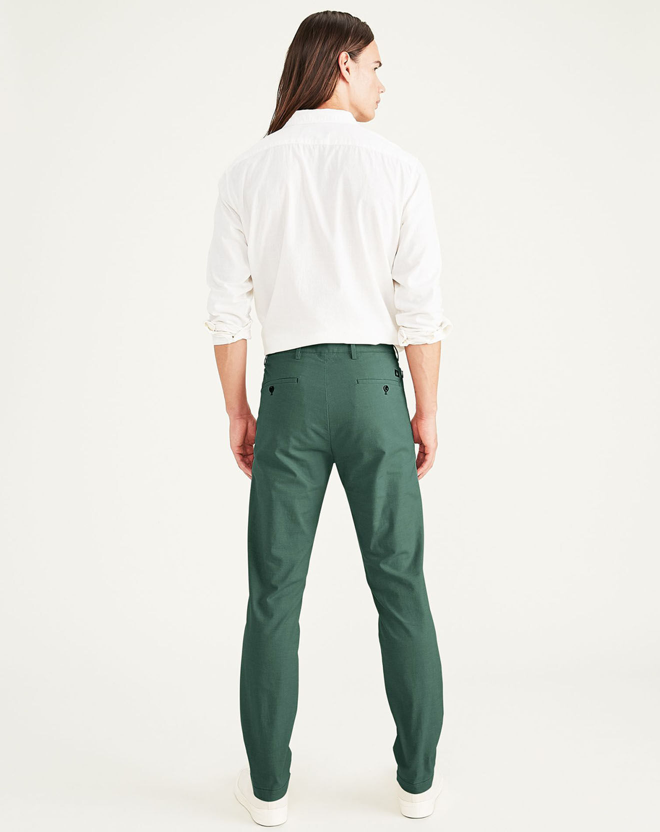 Dockers Pantalon Smart 360 Flex Chino Slim vert moyen