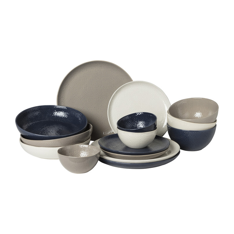 Ontbijtbord Liv - donkerblauw - ø21 cm
