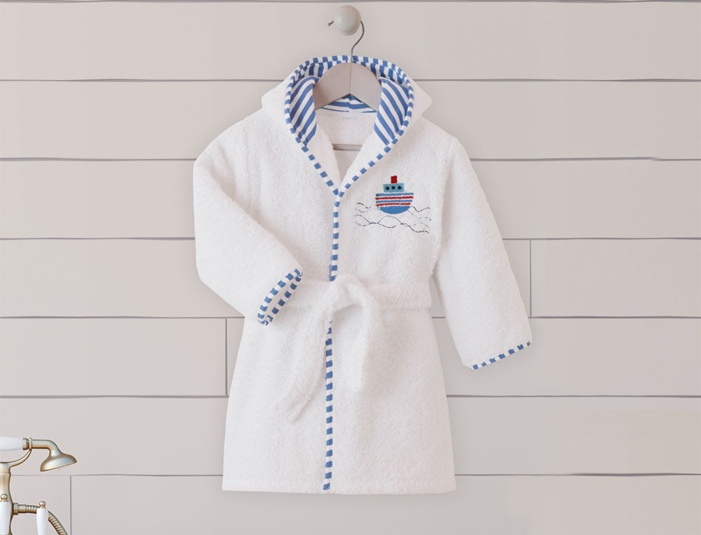 Peignoir enfant-Mini Yacht