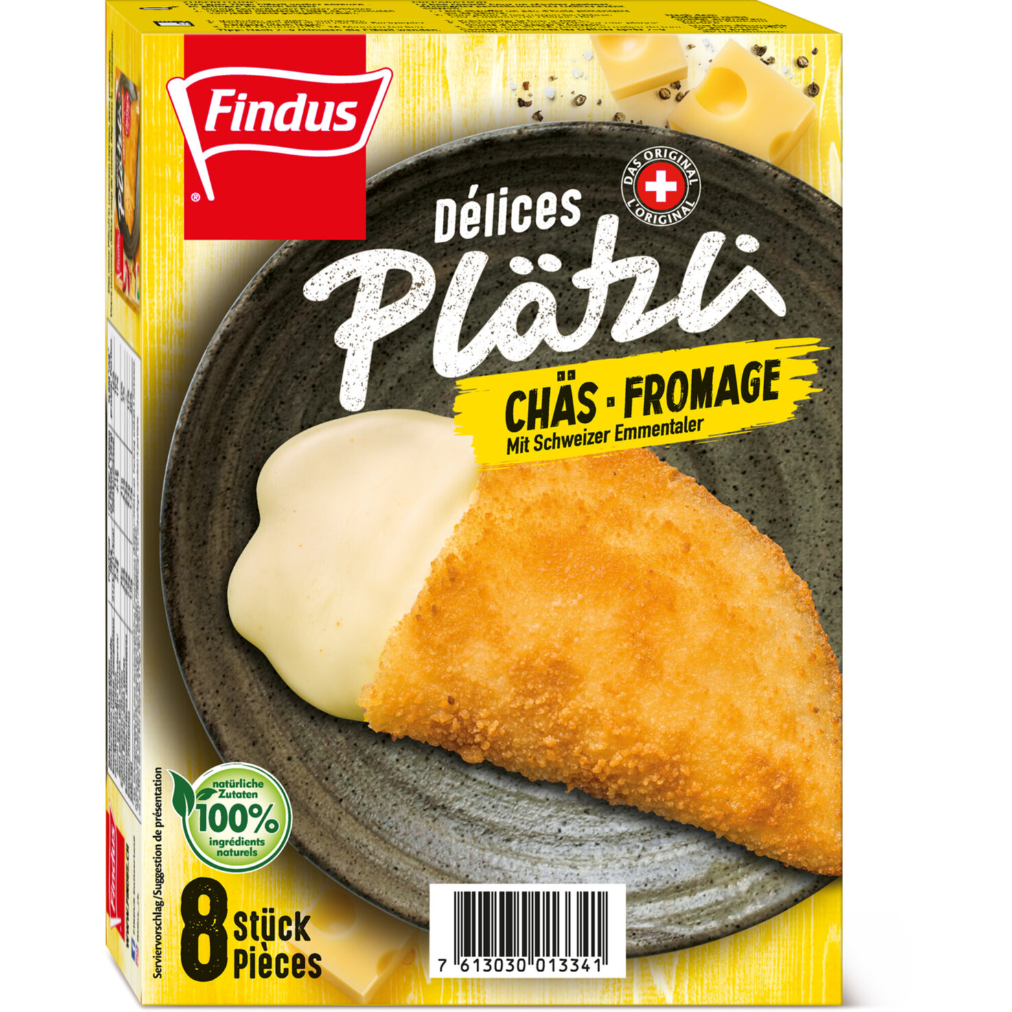 Findus Plätzli mit Chäs 8 Stück