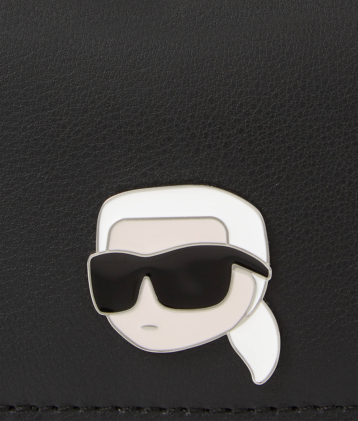PETIT PORTEFEUILLE EN CUIR AVEC BROCHE K/IKONIK