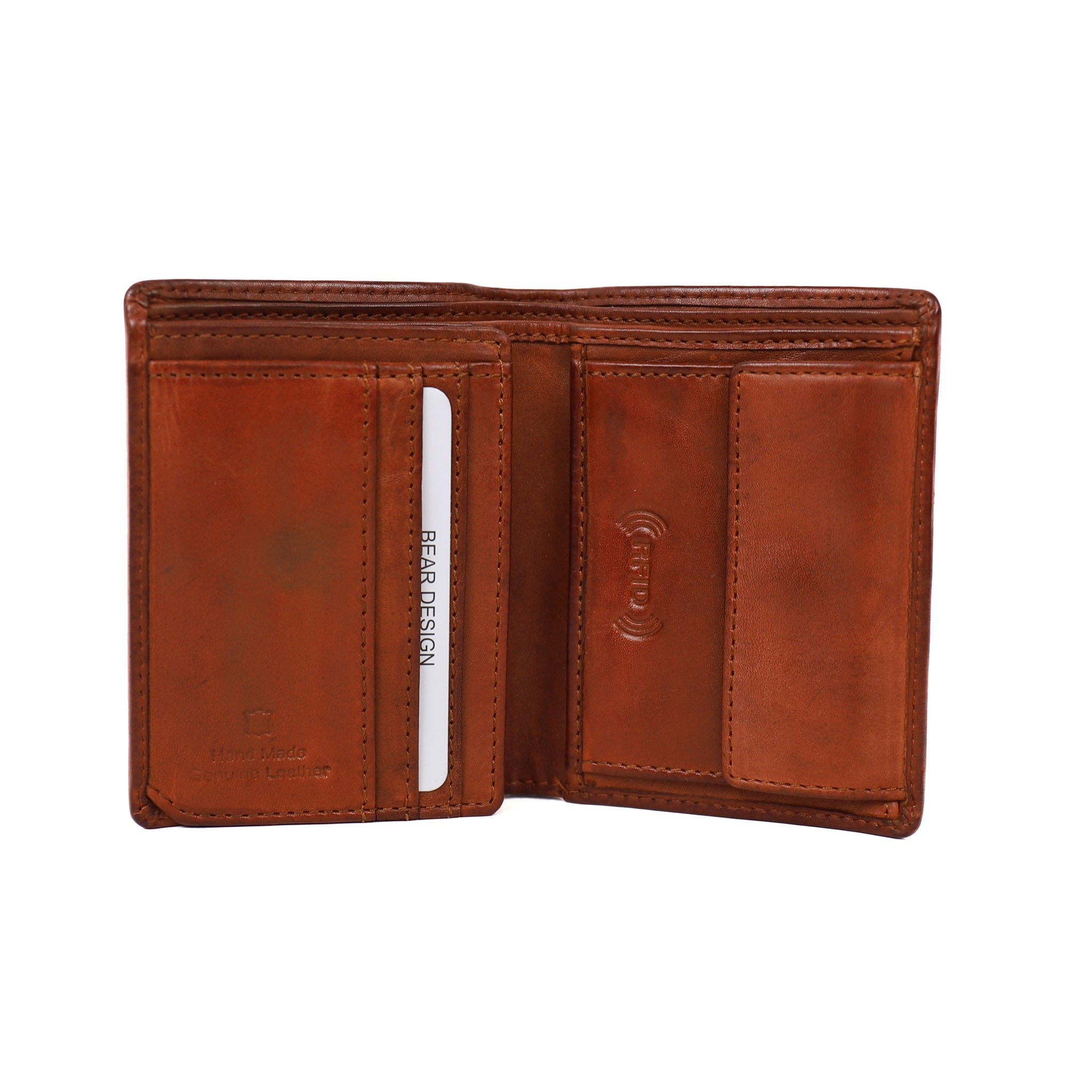 Billfold 'Remo' cognac Cognac