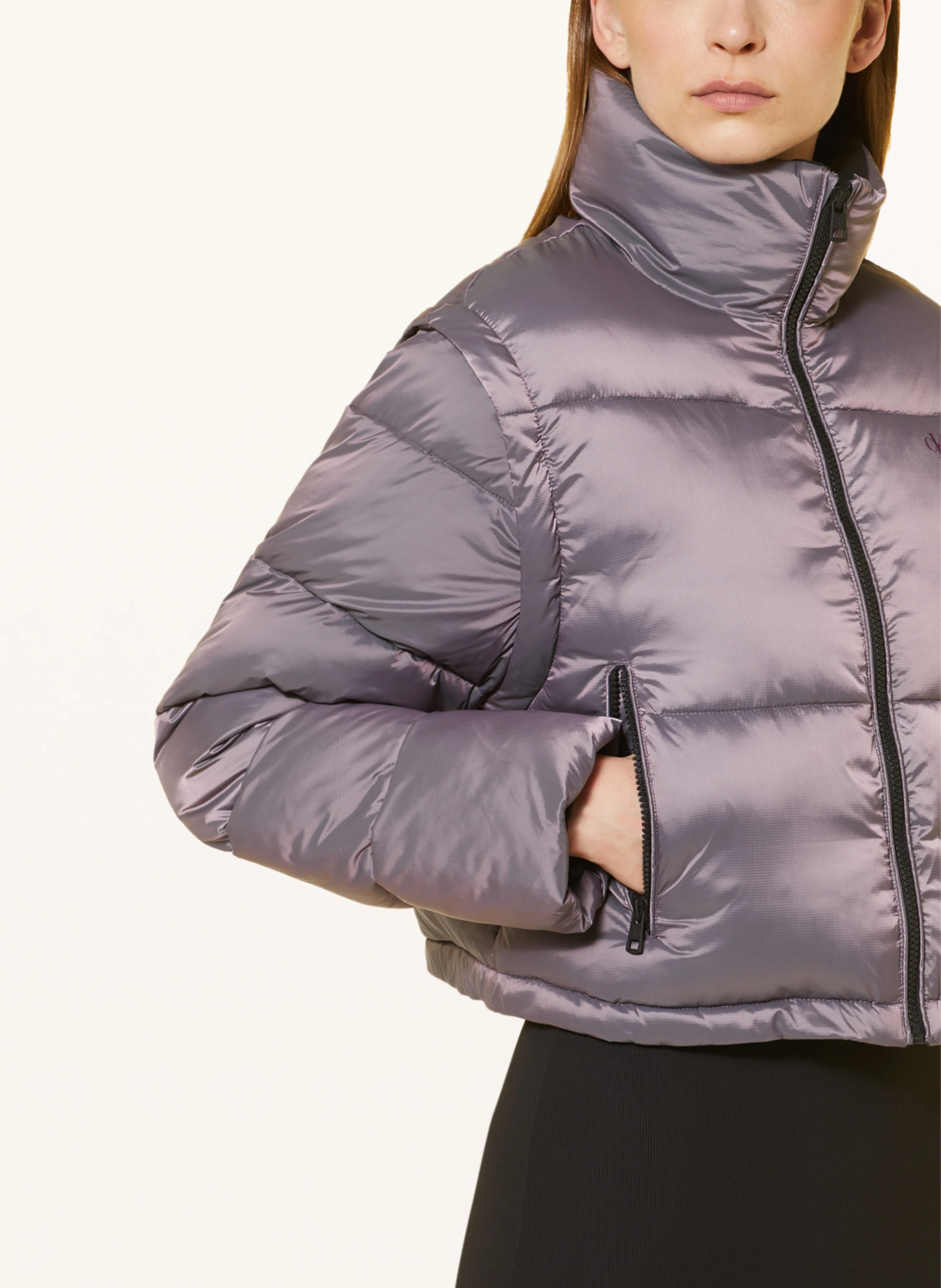 Calvin Klein Jeans Steppjacke mit abnehmbaren Ärmeln