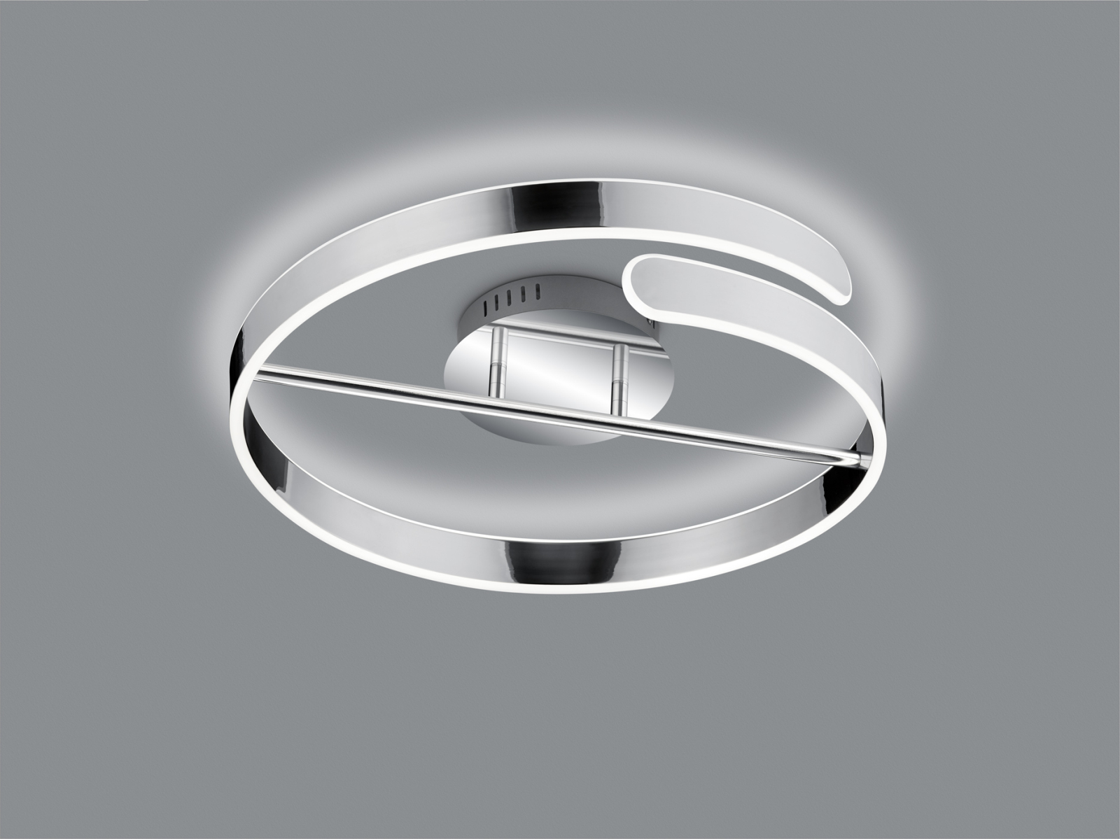 LED-Deckenlampe - Chrom - 50 cm