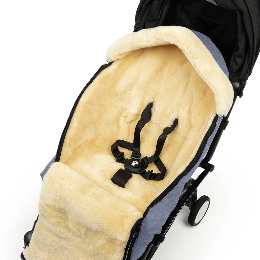Werner Christ Baby Lammfellfußsack LADIS blu