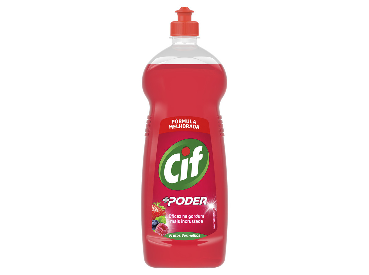 DETERGENTE LOIÇA MANUAL CIF  PODER FRUTOS VERMELHOS 1LT