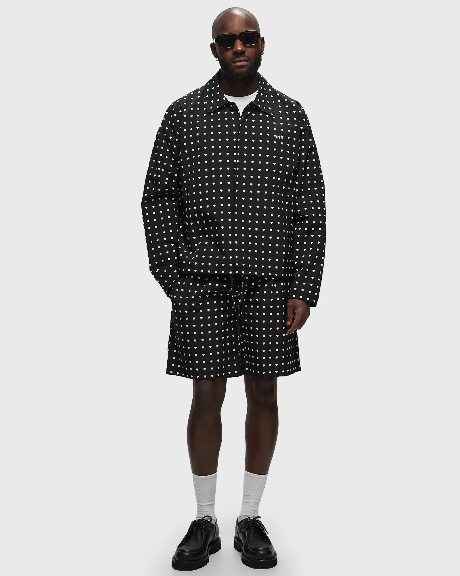 Arte Antwerp Coach heart print jacket